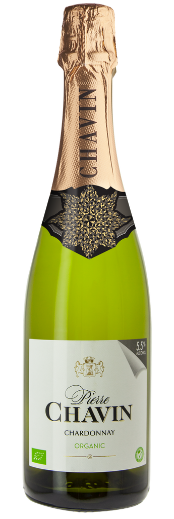 Organic Sparkling Chardonnay Low Alcohol Wine (5.5%) - Pierre Chavin