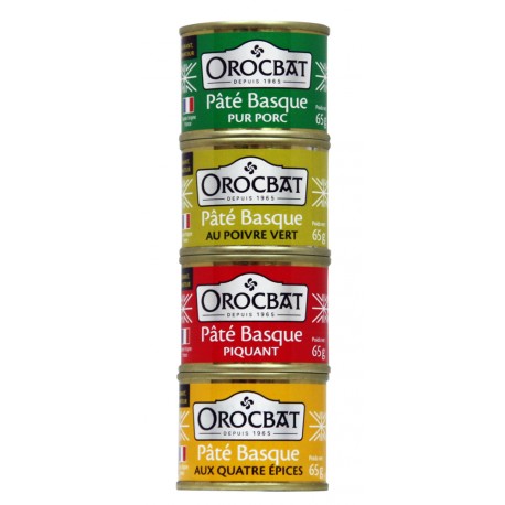 Orocbat Pates - Set of 4 x 65g