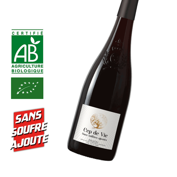 Cep de Vie Anjou Rouge 2023 (no added sulphites)