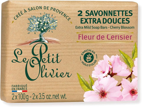 Le Petit Oliver 2 x 100g Cherry Blossom Soap