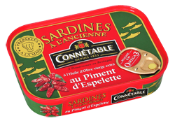 Sardines whole with Espelette 115g Connetable