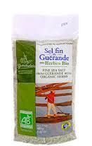 Organic ground sea salt with Provence Herbs 400g Le Guerandais